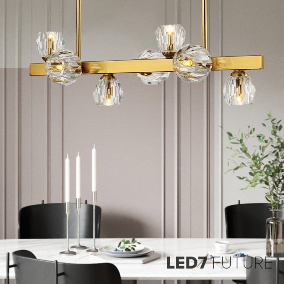 Loft Industry Modern - Stick Diamonds Chandelier